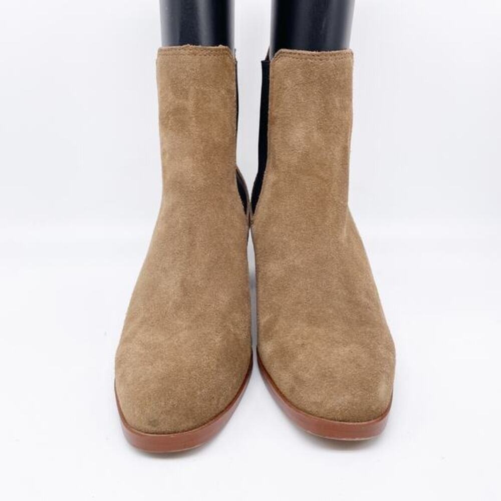 Steve Madden Women's Rhiannon Chelsea Boot Cognac Suede Size 8M